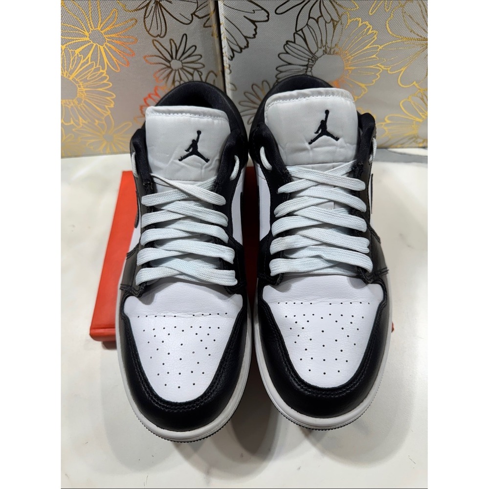 Nike Air Jordan 1 Low Panda White Black Womens 10